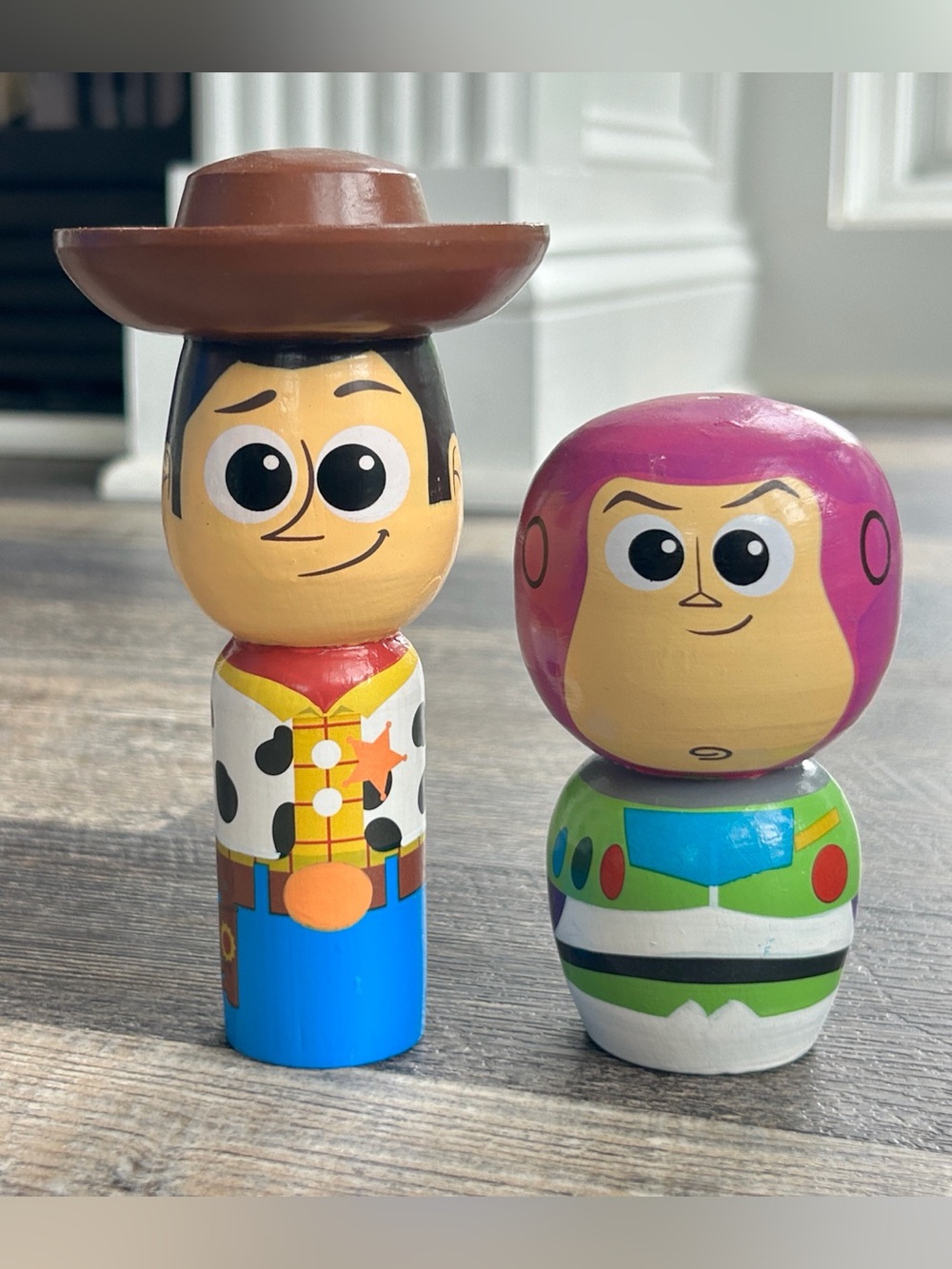 D23 Expo 2017 Toy Story Woody & Buzz Lightyear Wooden Set